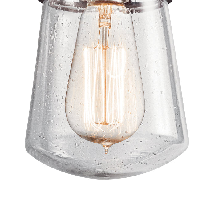 One Light Outdoor Pendant from the Lyndon collection in Architectural Bronze finish