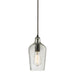 ELK Home - 10331/1CLR - One Light Mini Pendant - Hammered Glass - Oil Rubbed Bronze