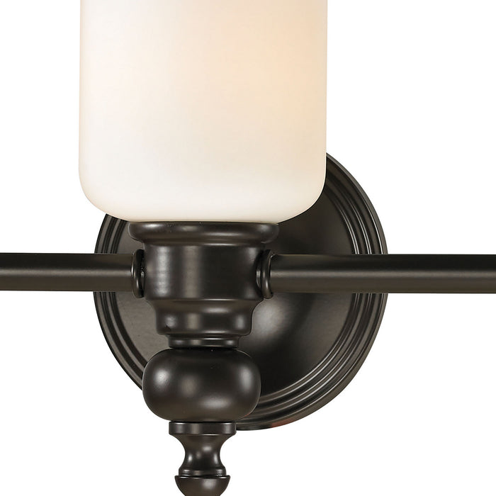 Three Light Vanity from the Bristol Way collection in Oil Rubbed Bronze finish