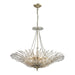 ELK Home - 31433/8 - Eight Light Chandelier - Viva - Aged Silver