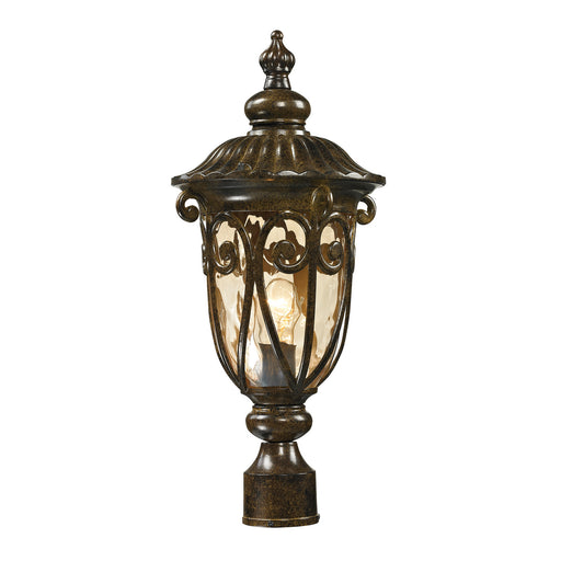 ELK Home - 45073/1 - One Light Outdoor Post Lantern - Logansport - Hazelnut Bronze