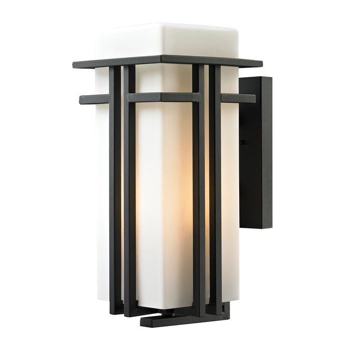 ELK Home - 45087/1 - One Light Wall Sconce - Croftwell - Textured Matte Black