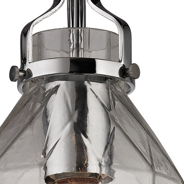 One Light Mini Pendant from the Danica collection in Polished Chrome finish