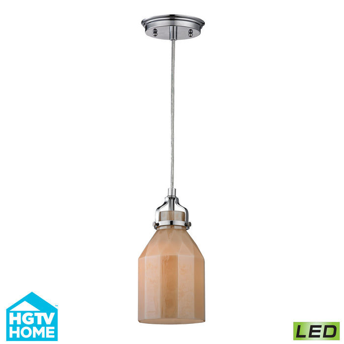 ELK Home - 46029/1-LED - LED Mini Pendant - Danica - Amber, Chrome