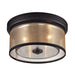 ELK Home - 57025/2 - Two Light Flush Mount - Diffusion - Oil Rubbed Bronze