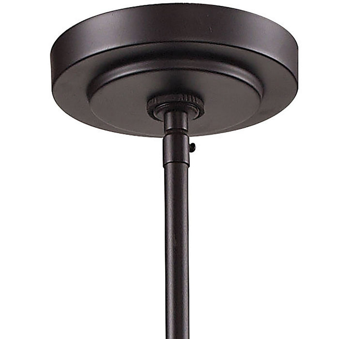 One Light Mini Pendant from the Diffusion collection in Oil Rubbed Bronze finish