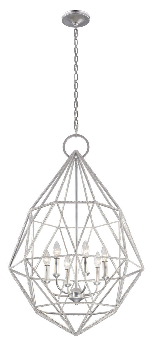 Generation Lighting - F2942/6SLV - Six Light Chandelier - Feiss - Marquise - Silver