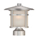 Acclaim Lighting - 39107BS - One Light Outdoor Post Mount - Phoenix - Brushed Silver