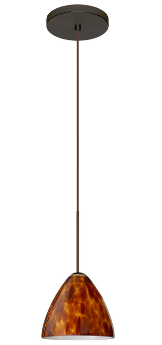 Besa - 1XT-177918-BR - One Light Pendant - Mia - Bronze