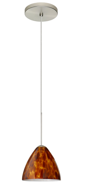 Besa - 1XT-177918-SN - One Light Pendant - Mia - Satin Nickel