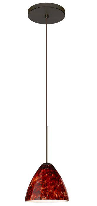 Besa - 1XT-177941-BR - One Light Pendant - Mia - Bronze