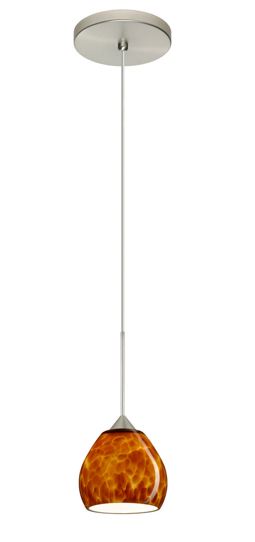 Besa - 1XT-560518-SN - One Light Pendant - Tay Tay - Satin Nickel