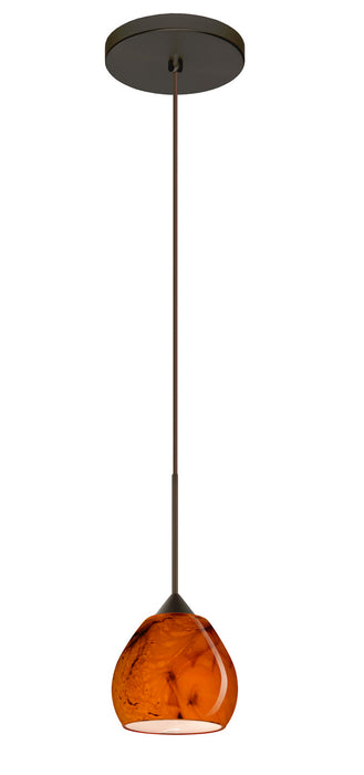 Besa - 1XT-5605HB-BR - One Light Pendant - Tay Tay - Bronze