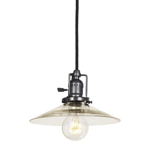 JVI Designs - 1200-18 S1 - One Light Pendant - Union Square - Gun Metal