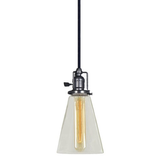 JVI Designs - 1200-18 S10 - One Light Pendant - Union Square - Gun Metal