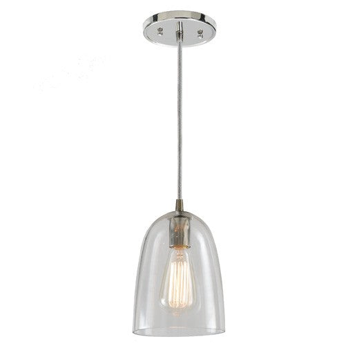 JVI Designs - 1300-15 G4 - One Light Pendant - Grand Central - Polished Nickel