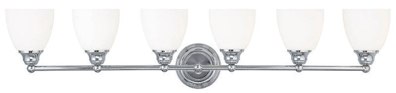 Livex Lighting - 13666-05 - Six Light Bath Vanity - Somerville - Polished Chrome