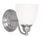 Livex Lighting - 13671-91 - One Light Wall Sconce - Somerville - Brushed Nickel