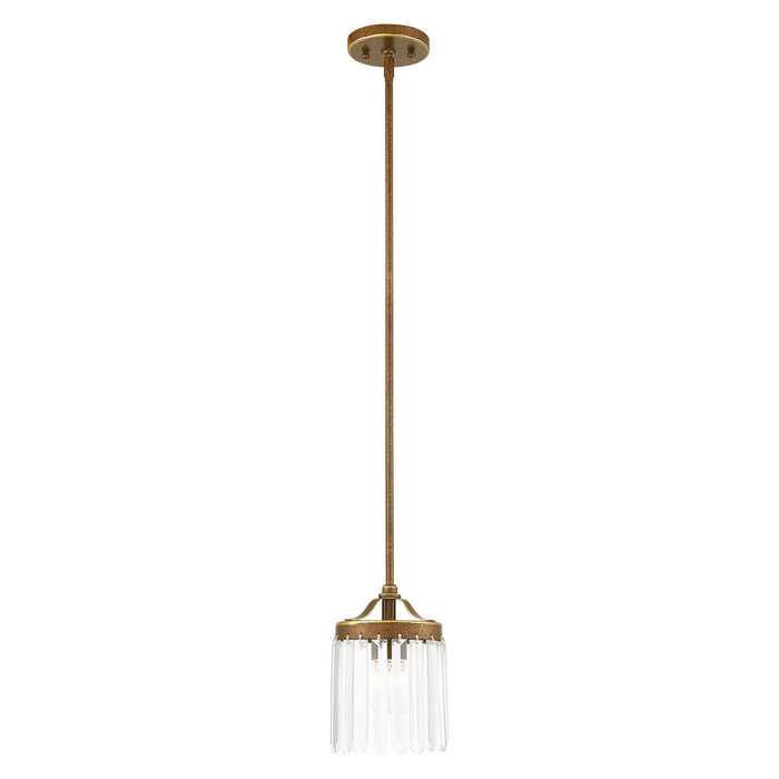 Livex Lighting - 50530-64 - One Light Mini Pendant - Ashton - Hand Painted Palacial Bronze