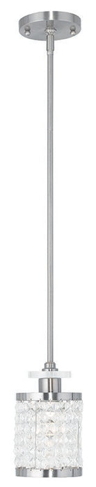 Livex Lighting - 50560-91 - One Light Mini Pendant - Grammercy - Brushed Nickel