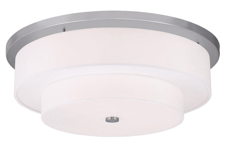 Livex Lighting - 50867-91 - Five Light Ceiling Mount - Meridian - Brushed Nickel