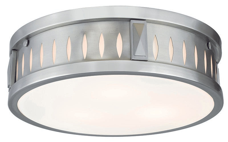 Livex Lighting - 65508-91 - Three Light Ceiling Mount - Vista - Brushed Nickel