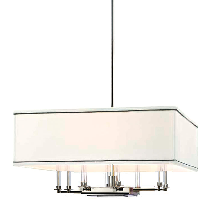 Hudson Valley - 2924-PN - Eight Light Chandelier - Collins - Polished Nickel