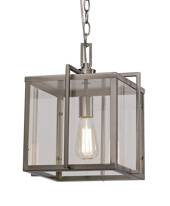 Trans Globe Imports - 10210 BN - One Light Pendant - Eastwood II - Brushed Nickel