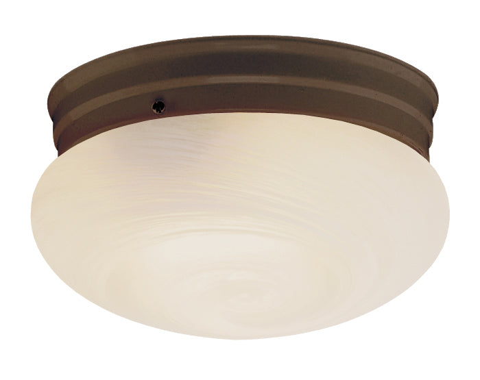 Trans Globe Imports - 3621 ROB - Two Light Flushmount - Dash - Rubbed Oil Bronze