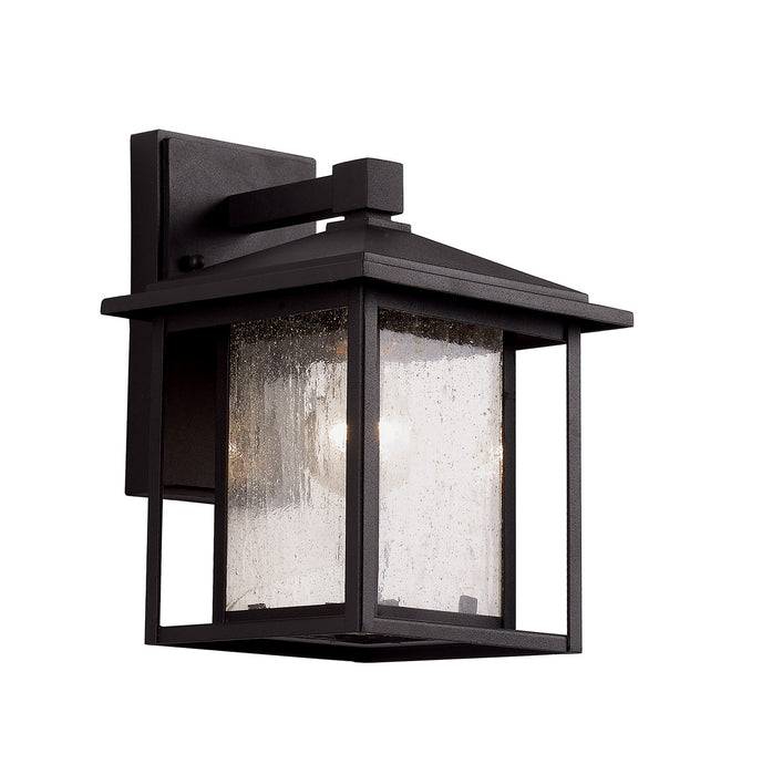 Trans Globe Imports - 40360 BK - One Light Wall Lantern - Grove - Black