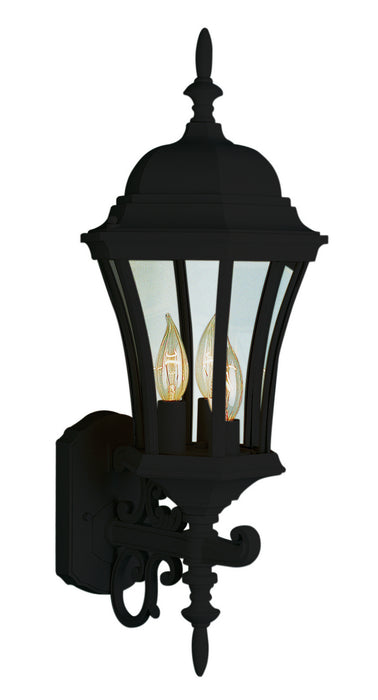 Trans Globe Imports - 4503 BK - Three Light Wall Lantern - Burlington II - Black