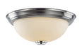 Trans Globe Imports - 70526-15 BN - Three Light Flushmount - Mod Pod - Brushed Nickel