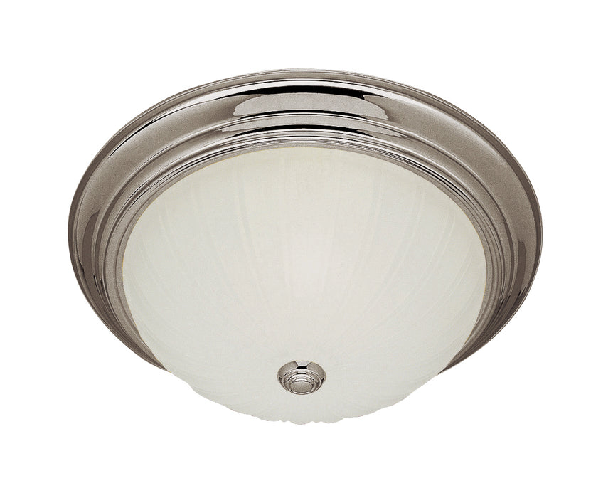 Trans Globe Imports - PL-13211-1 BN - Two Light Flush-Mount - Energy Efficient Indoor - Brushed Nickel