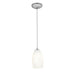 Access - 28012-1C-BS/WHST - One Light Pendant - Champagne - Brushed Steel
