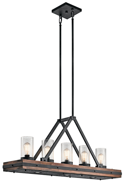 Kichler - 43491AUB - Eight Light Linear Chandelier - Colerne - Auburn Stained Finish