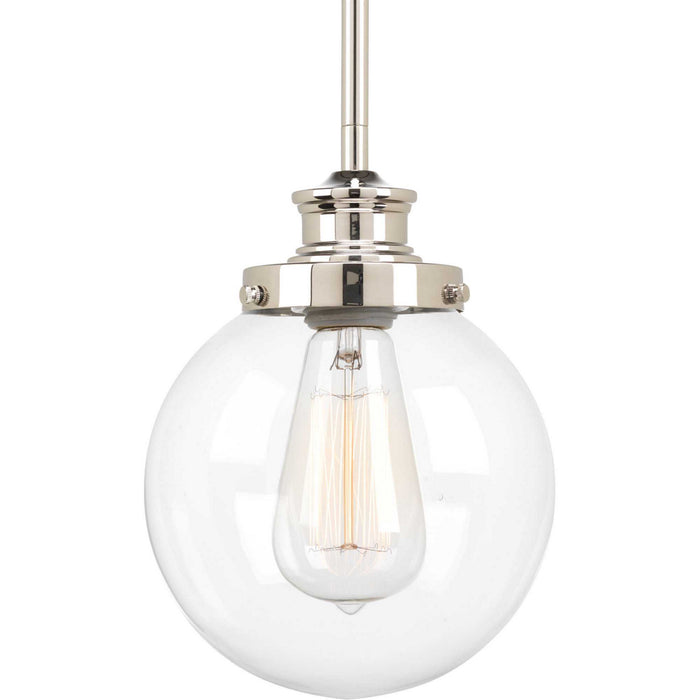 Progress Lighting - P5067-104 - One Light Pendant - Penn - Polished Nickel