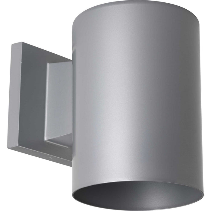 One Light Wall Lantern from the LED Cylinders collection in Metallic Gray finish