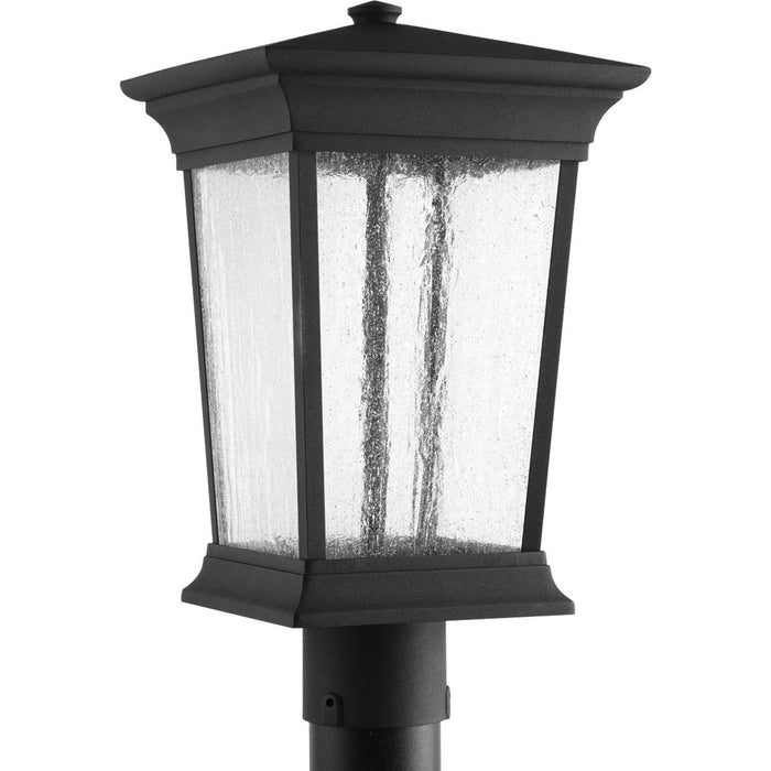 One Light Post Lantern from the Arrive collection in Black finish