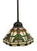 Meyda Tiffany - 134225 - One Light Mini Pendant - Middleton - Craftsman Brown