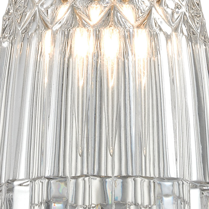 One Light Mini Pendant from the Kersey collection in Satin Nickel finish