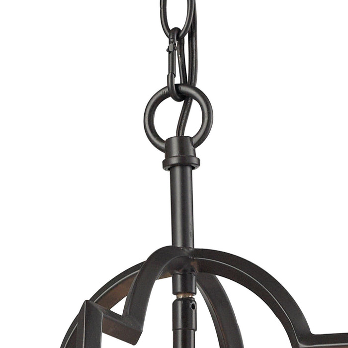 Four Light Chandelier from the Chandette collection in Oil Rubbed Bronze finish