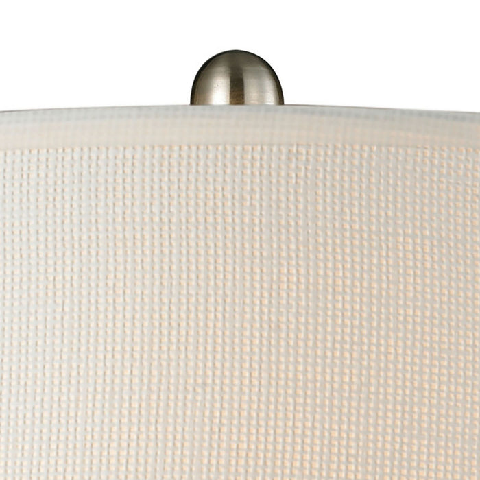 LED Table Lamp from the Hammered Glass collection in Blue finish