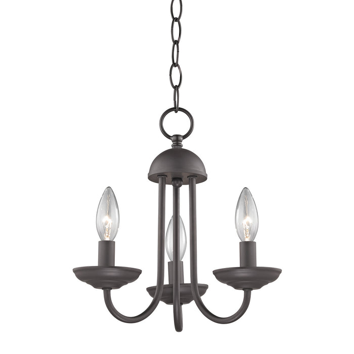 ELK Home - 1523CH/10 - Three Light Chandelier - Williamsport - Oil Rubbed Bronze