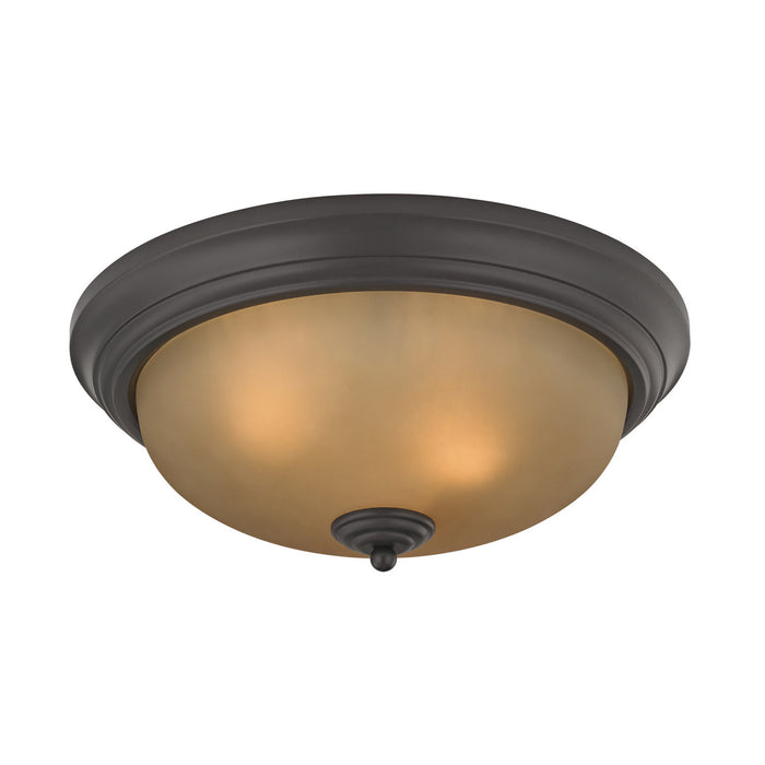 ELK Home - 7013FM/10 - Three Light Flush Mount - Huntington - Oil Rubbed Bronze