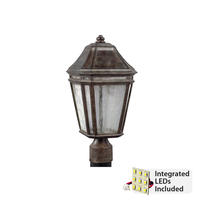 Generation Lighting - OL11307WCT-LED - LED Outdoor Post Lantern - Feiss - Londontowne - Weathered Chestnut