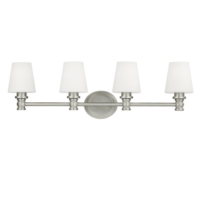 Generation Lighting - VS22104SN - Four Light Vanity - Xavierre - Satin Nickel