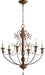 Quorum - 6106-6-39 - Six Light Chandelier - Salento - Vintage Copper