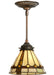 Meyda Tiffany - 151292 - One Light Mini Pendant - Belvidere - Mahogany Bronze