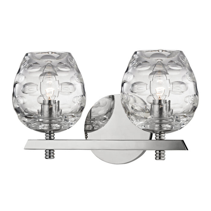 Hudson Valley - 1252-PN - Two Light Bath Bracket - Burns - Polished Nickel