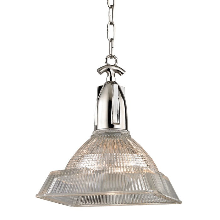 Hudson Valley - 7111-PN - One Light Pendant - Langdon - Polished Nickel